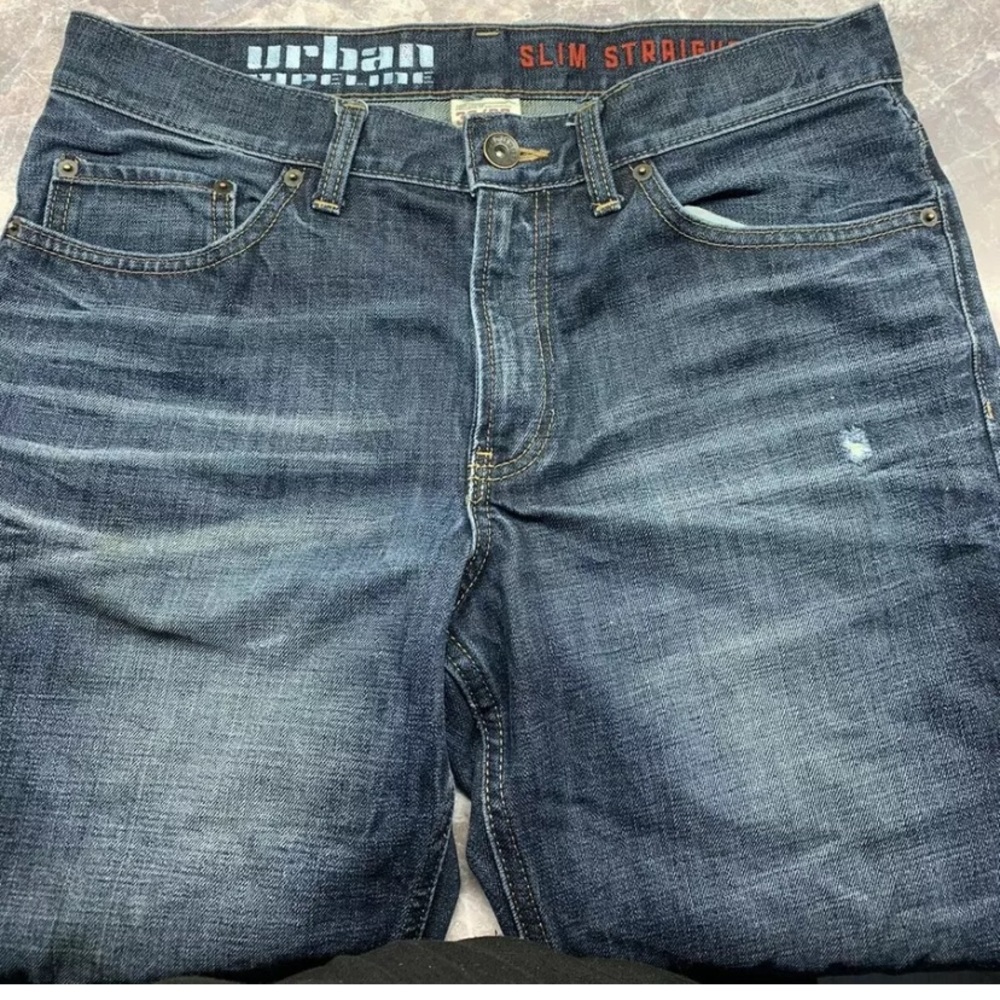 Urban Pipeline 32×32 Slim Straight Dark Wash Jeans